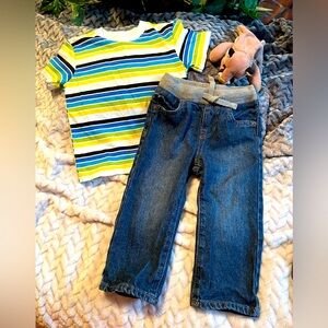 2pc Bundled Set for Baby Boys Garanimals & Children’s Place Size:18-24M No Flaws